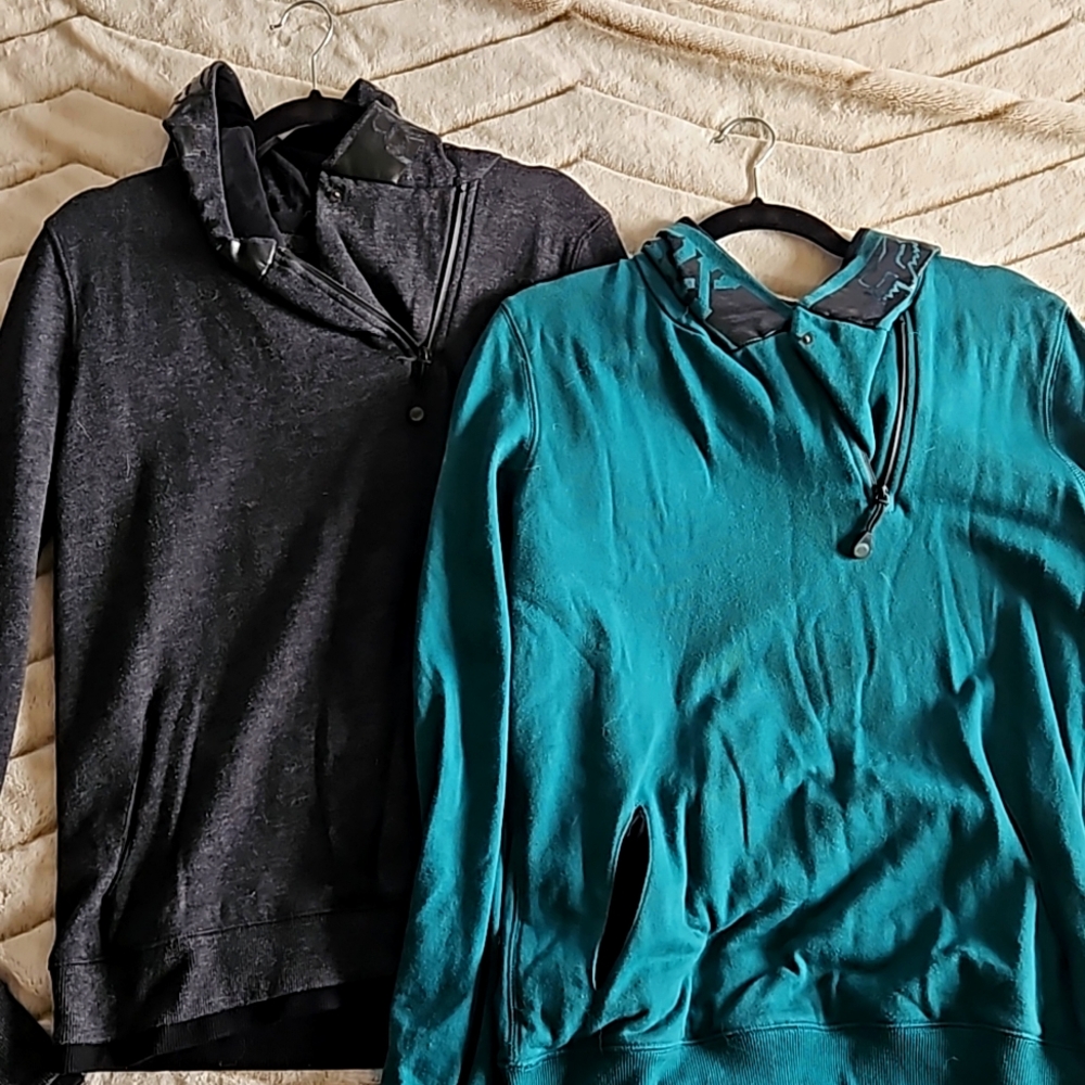Two Hooded Fox Sweatshirts